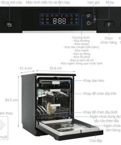 MÁY RỬA CHÉN ĐỘC LẬP HAFELE HDW F60EB 538.21.310 - 11